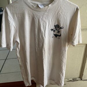 Cream Graphic T-Shirt